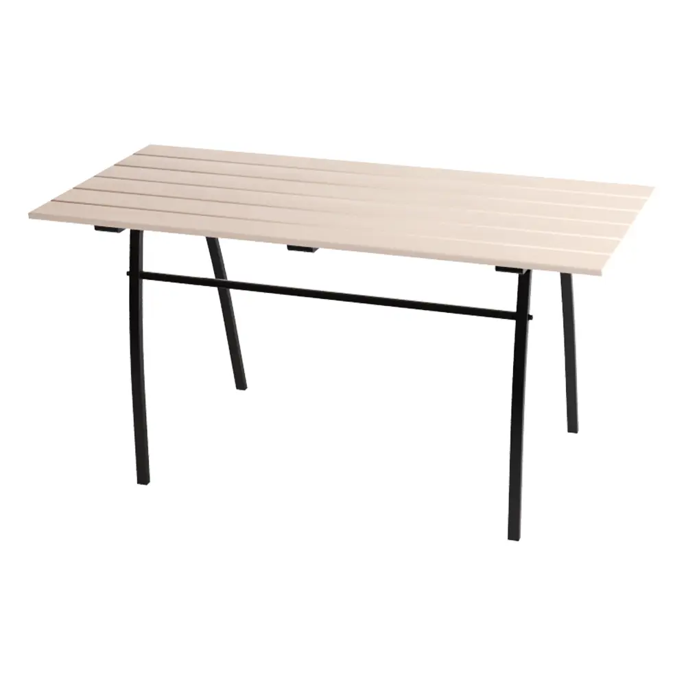 Стол Garden разборный 146х60х75 см дерево/металл белый 82679384 STLM-2163894 Santreyd - Вид №1