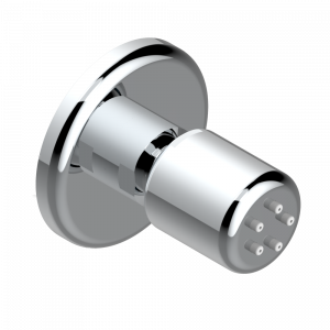 G7C-290/B Форсунка гидромассажная встраиваемая в стену 1/2" с защитой от жёсткой воды Thg-paris Saint Germain Хром