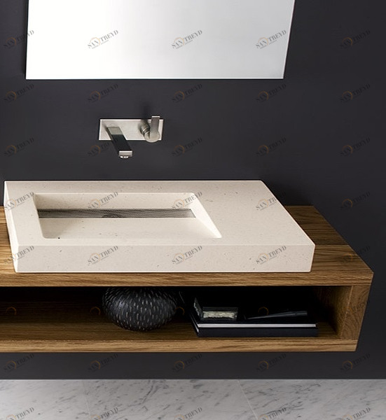 LG4752 Накладная раковина на столешницу  овальная Neutra Design 