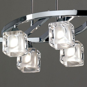 099670 Люстра подвесная MANTRA CUADRAX 0955 Mantra Cuadrax