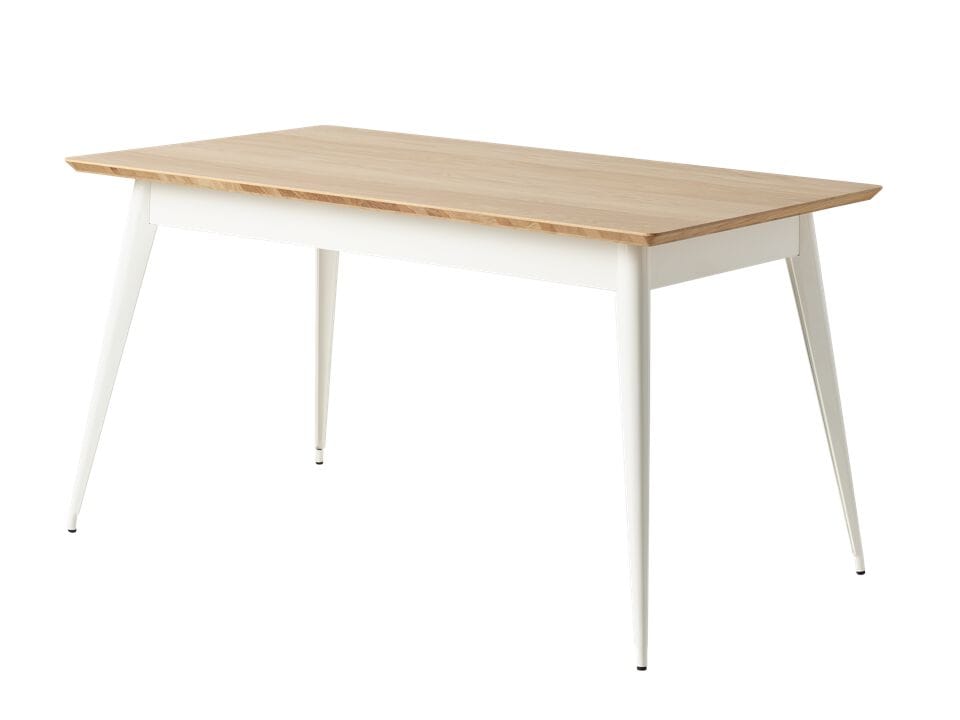 Прямоугольный обеденный стол из стали и дерева Tolix ARCH-00016469 - Вид №1