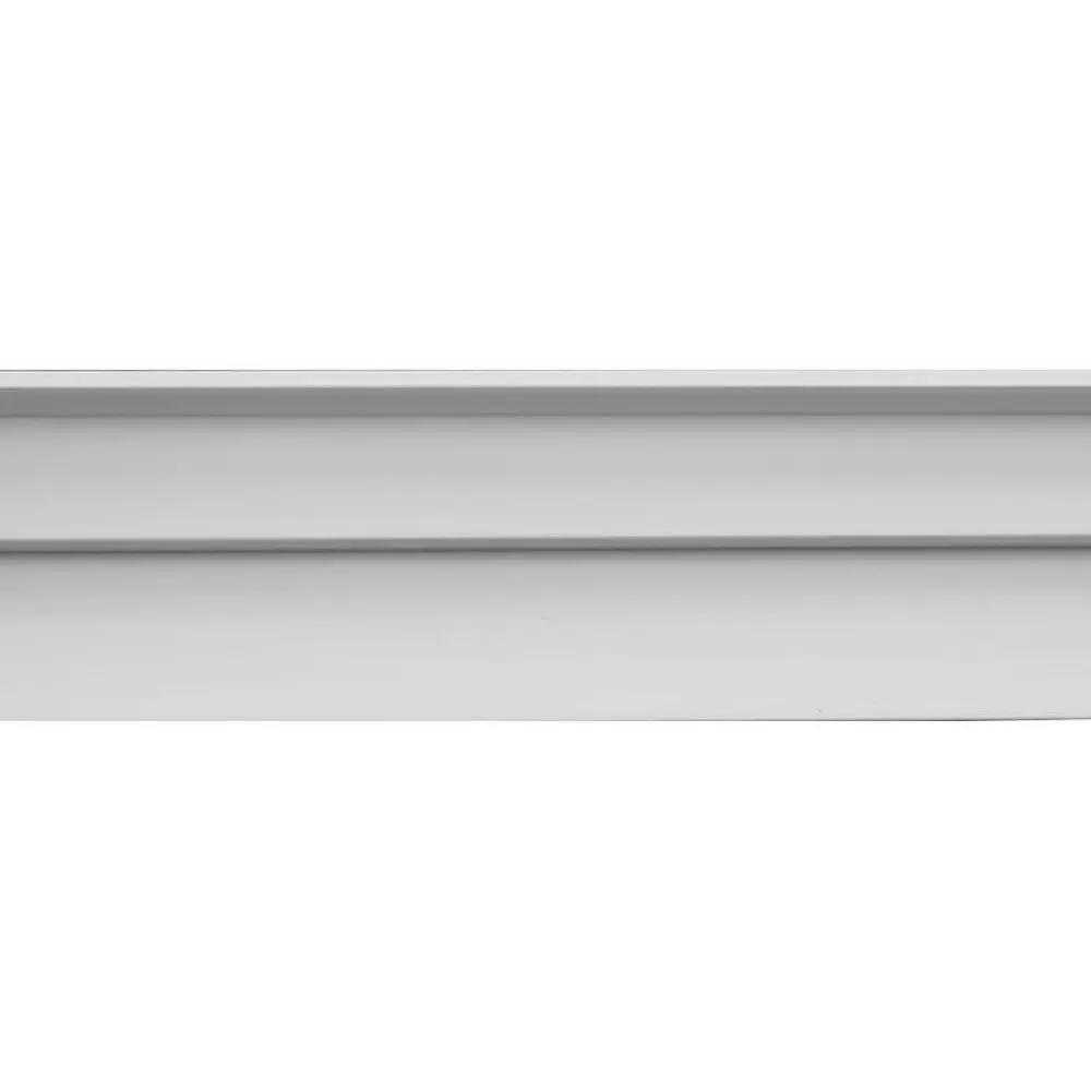 Плинтус потолочный полистирол для натяжного потолка ударопрочный Decomaster D390/18 белый 61x101x2000 мм 89369045 STLM-2004922  - Вид №3