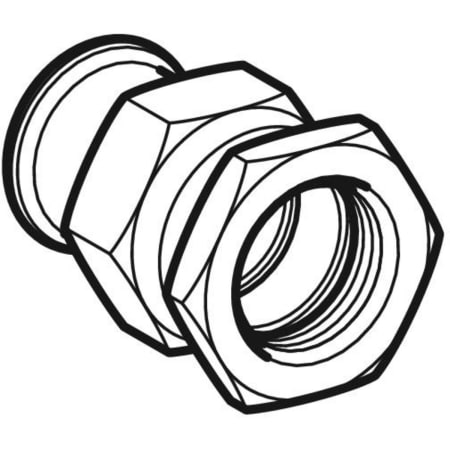 65491 Разъемное соединение Geberit Mapress из меди, с внутренней резьбой Geberit  - Вид №1