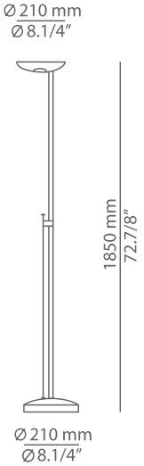 Estiluz Торшер из металла Icons P-1129; p-1129l - Вид №4