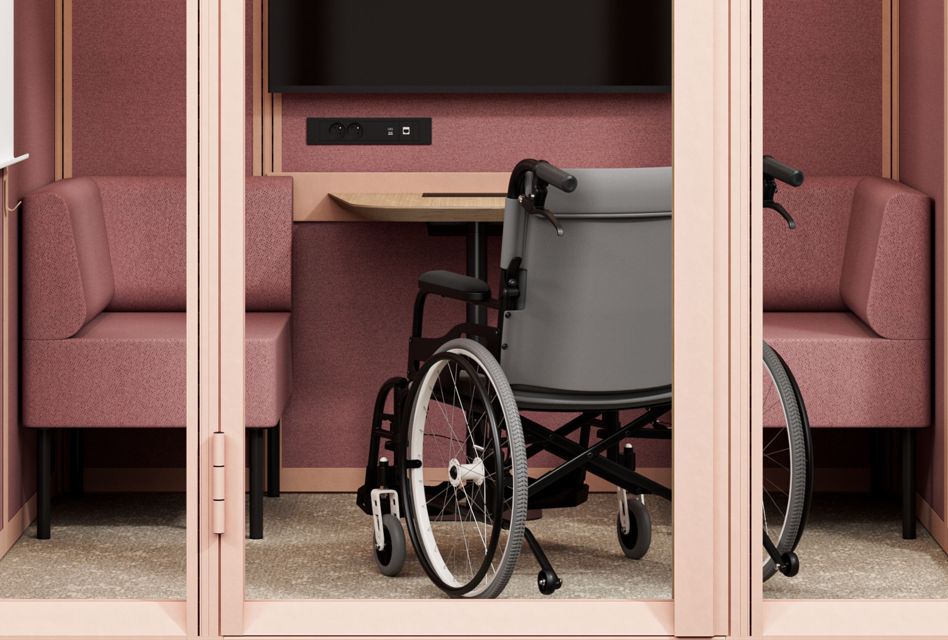 Многосторонняя акустическая офисная кабина для инвалидов Mute Modular ARCH-00119293 - Вид №1