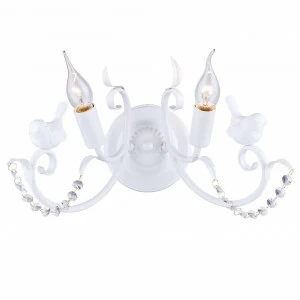 Бра Favourite Cardellino 1836-2W FAVOURITE СВЕЧА 077630 Белый;прозрачный