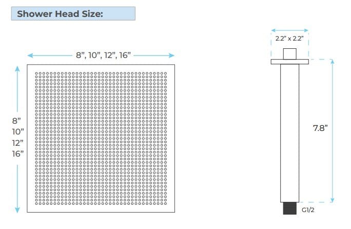 Встраиваемый душевой набор Fontana Showers FS9615 ARCH-00046065 - Вид №2