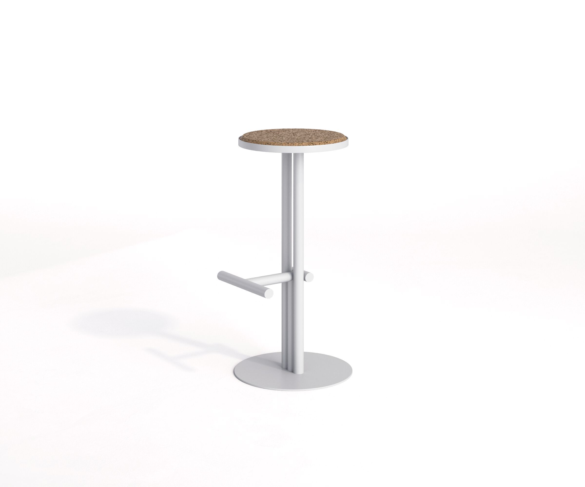 Высокий садовый стул из стали и пробки Joyf точка ARCH-00075648 - Вид №8