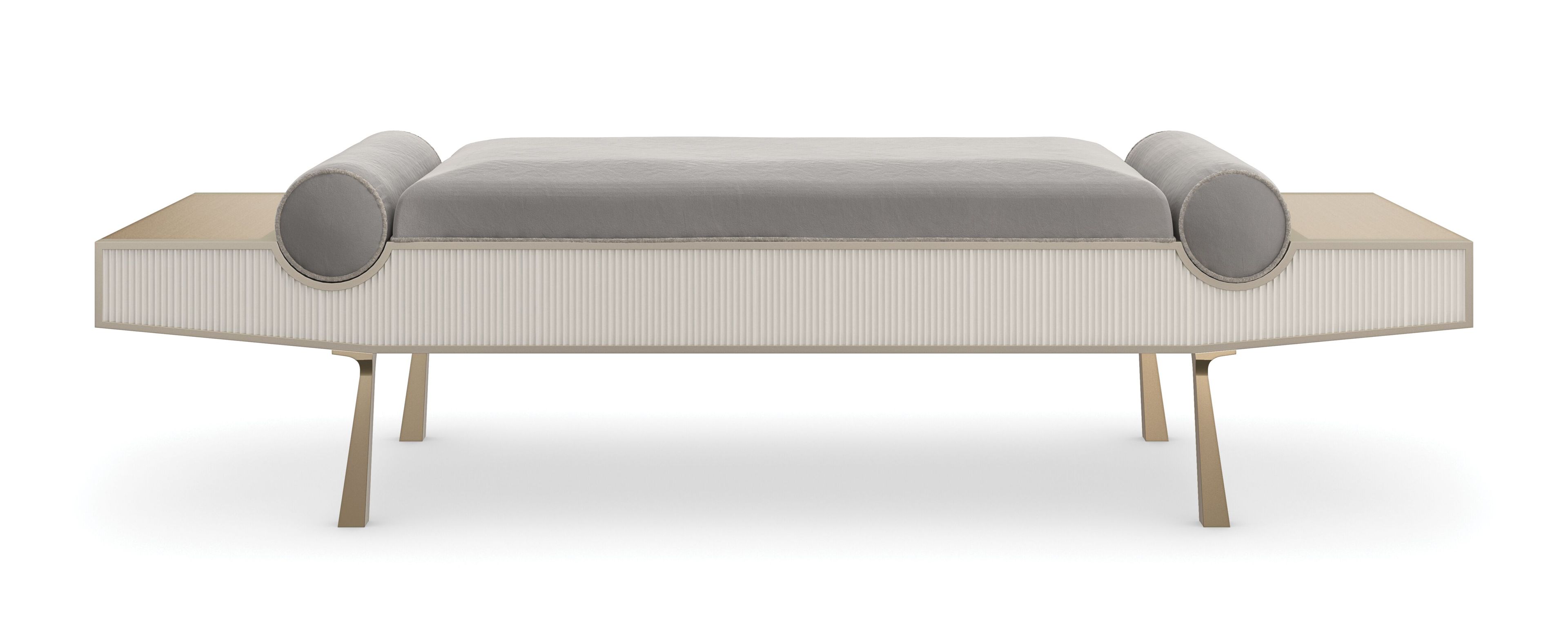 Мягкая скамейка из ткани Caracole ROLL PLAY ARCH-00144400 - Вид №6