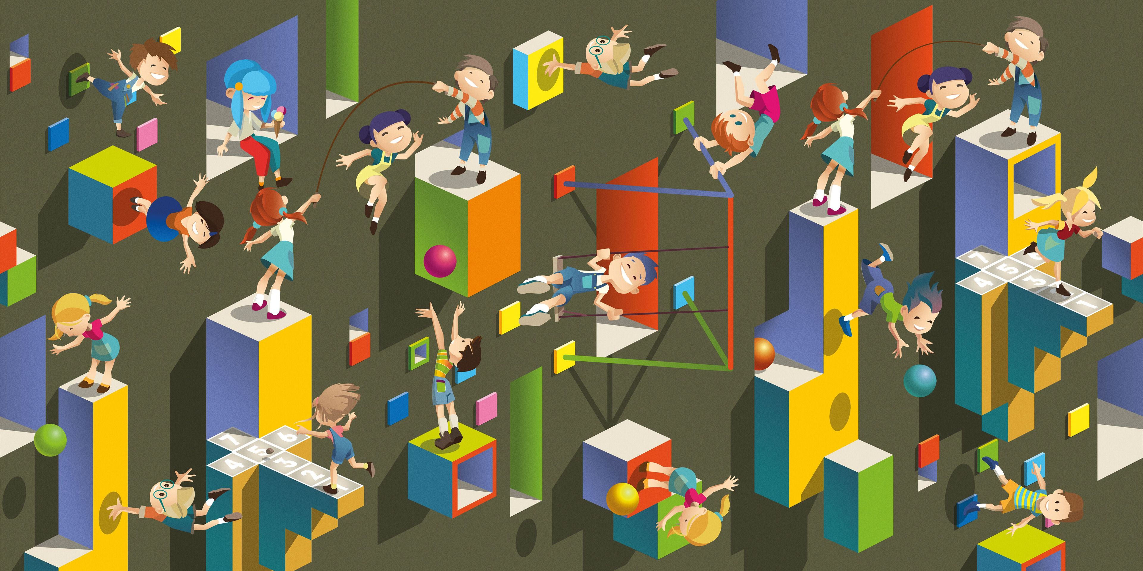 Цифровые печатные обои для детей Inkiostro Bianco Inkids ARCH-00085074 - Вид №8