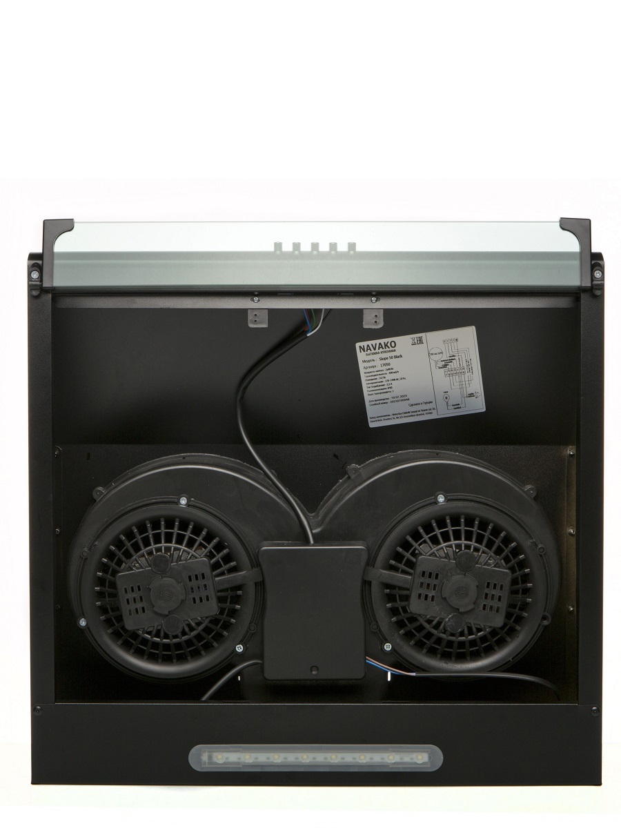 Вытяжка козырьковая Slope 50 Black NAVAKO 17050 - Вид №3