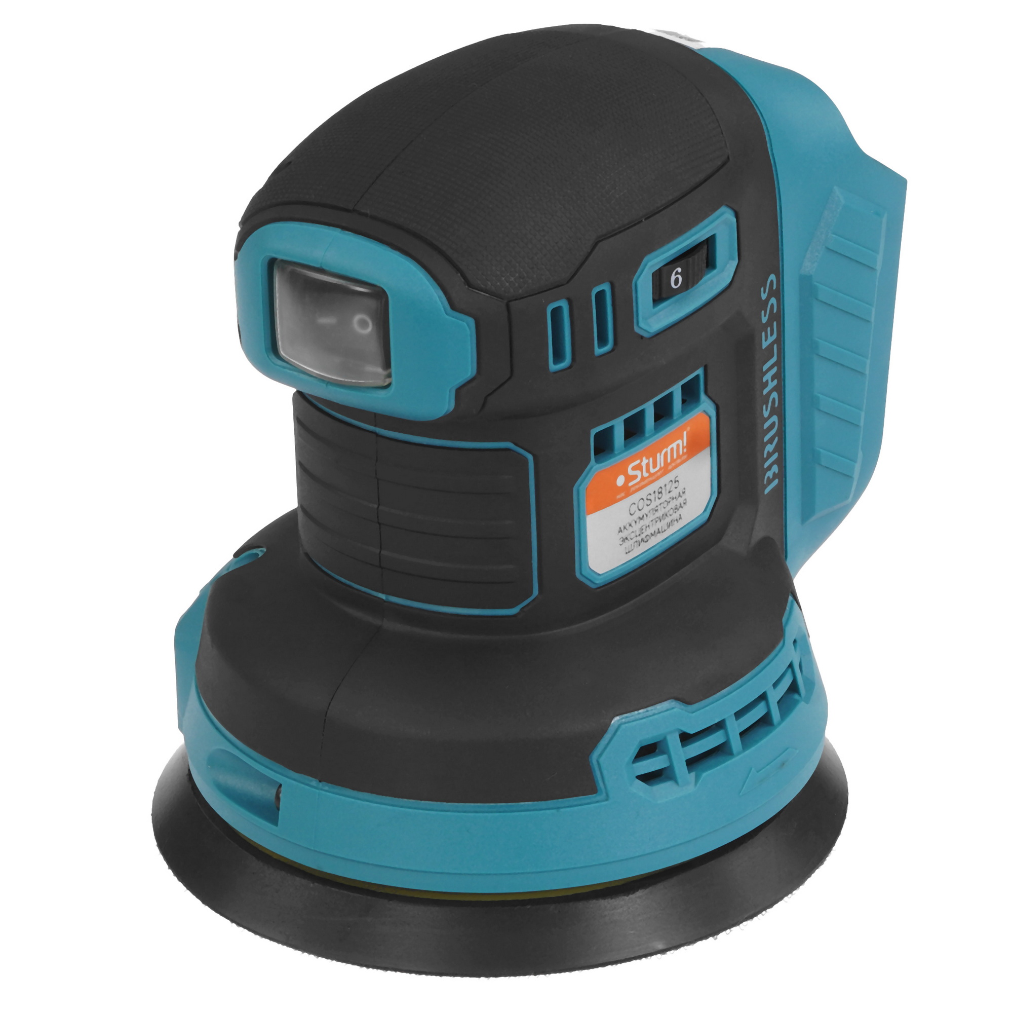 Эксцентриковая шлифмашинка Sturm! COS18125 1BatterySystem 18V  , Без ЗУ, Без АКБ 9220805 STDN-0004428