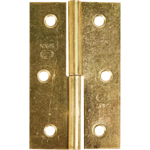 Петля мебельная карточная съёмная правая Amig 54070x45 мм сталь цвет золото