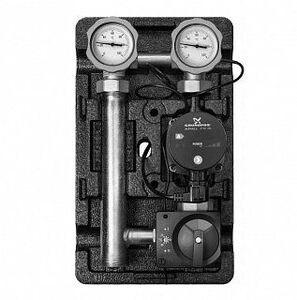 Смесительная насосная группа MEIBES MK 1" с электронным термостатом и реле, насос Grundfos UPM3