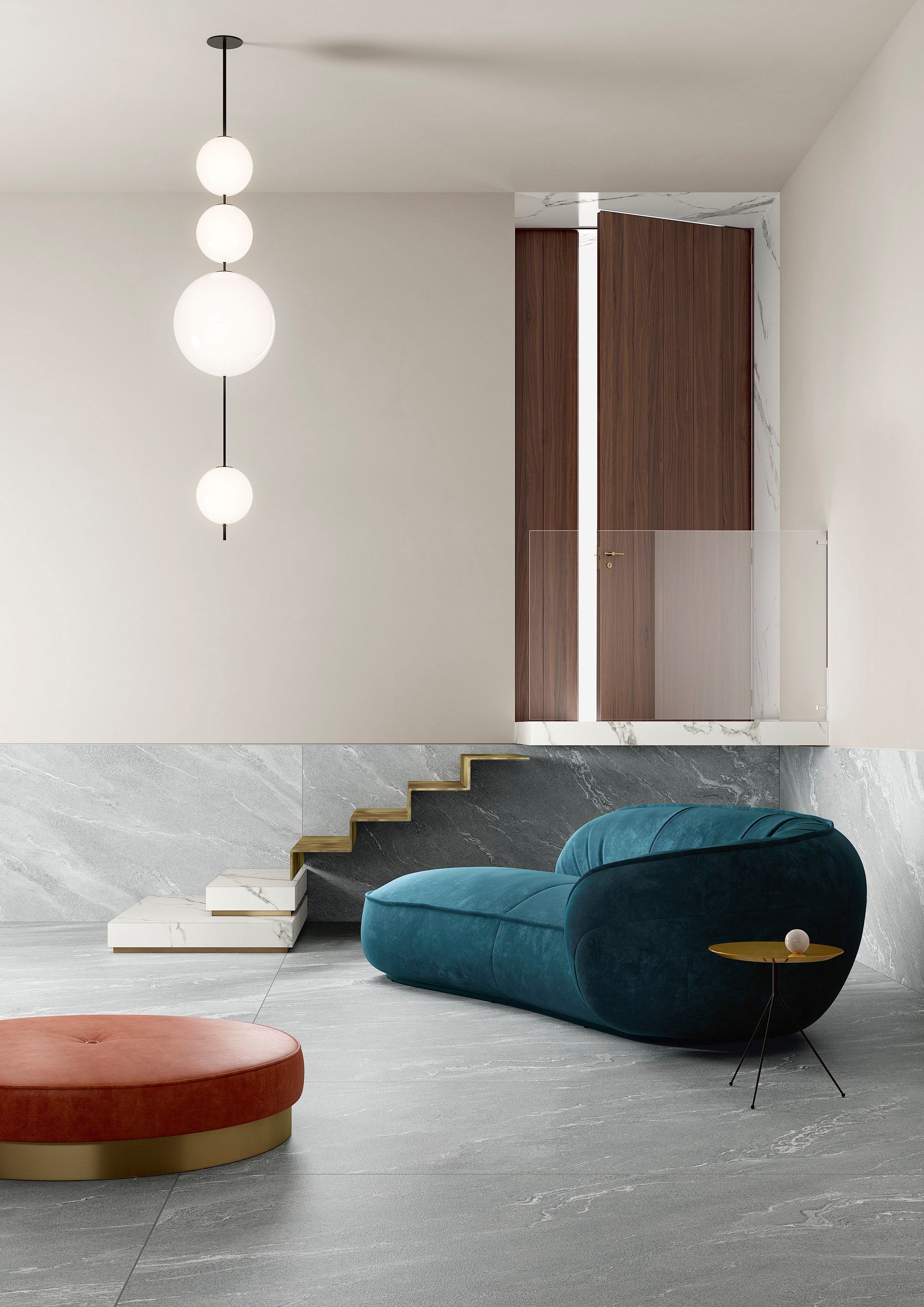 Пол / облицовка керамогранита с эффектом камня Fiandre Pietre Maximum ARCH-00011085 - Вид №3