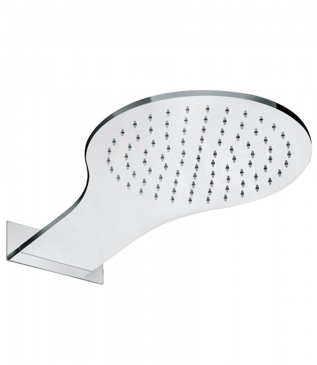 14889 / SL Стальная круглая настенная душевая лейка в тонком исполнении. Bongio Wellness 14889/SL