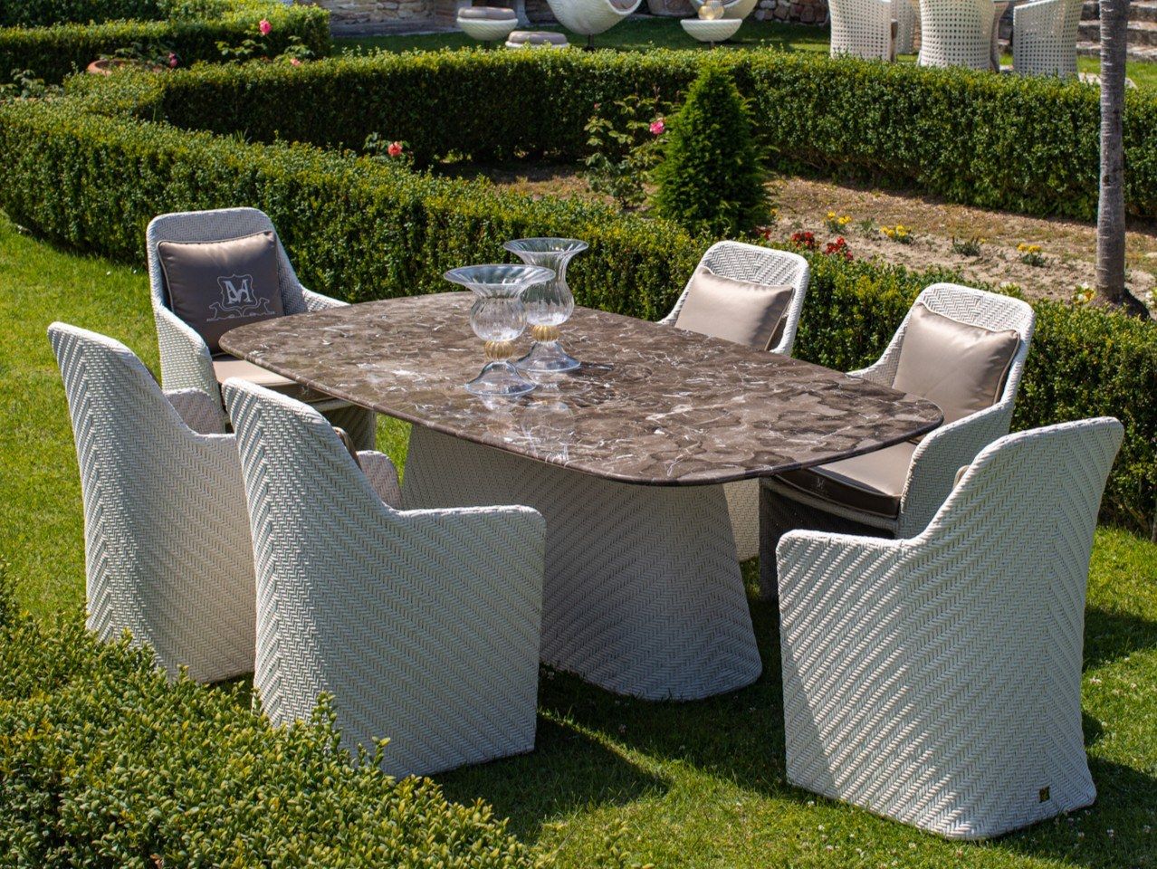 Прямоугольный садовый стол Samuele Mazza Outdoor Kenzia ARCH-00084482 - Вид №1