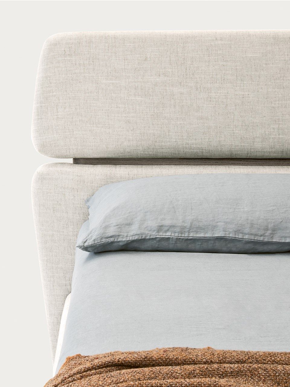 Двуспальная кровать из ткани с высоким изголовьем Pianca RIALTO ARCH-00125810 - Вид №8