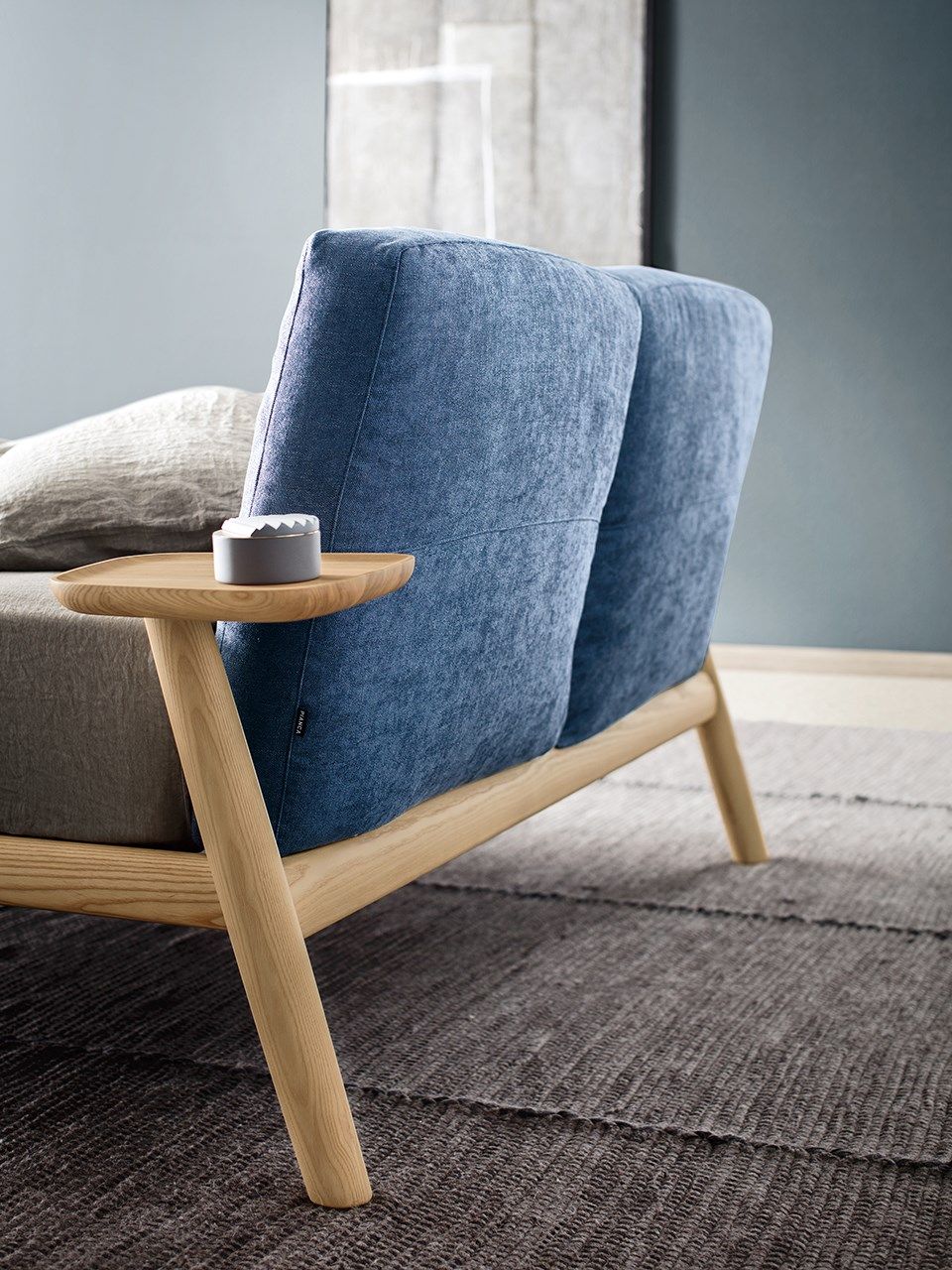 Кровать из массива дерева со встроенными тумбочками Pianca DIONISO ARCH-00089459 - Вид №12