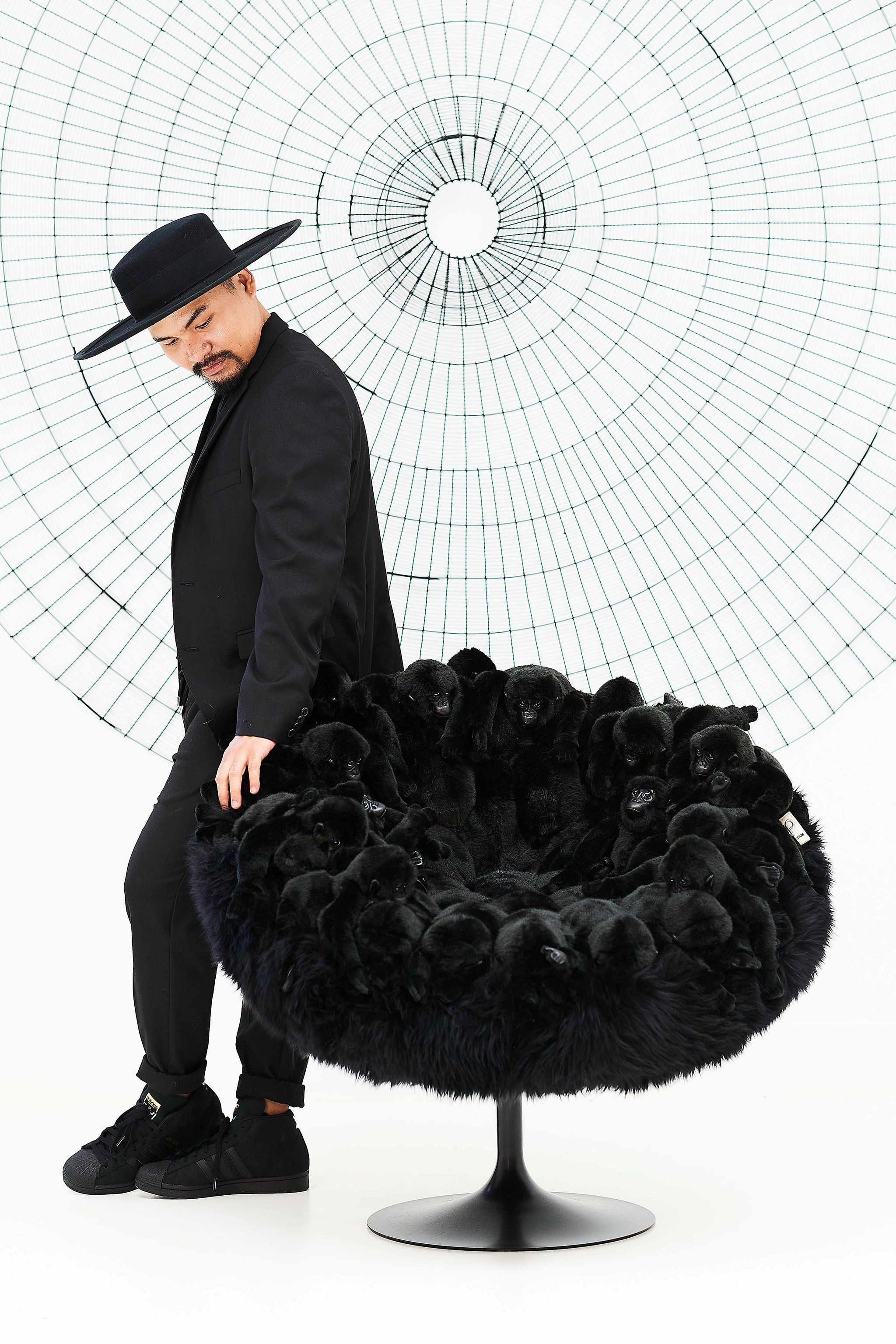 Стул из полиэстера APCOLLECTION Gare au Gorille ARCH-00115984 - Вид №2