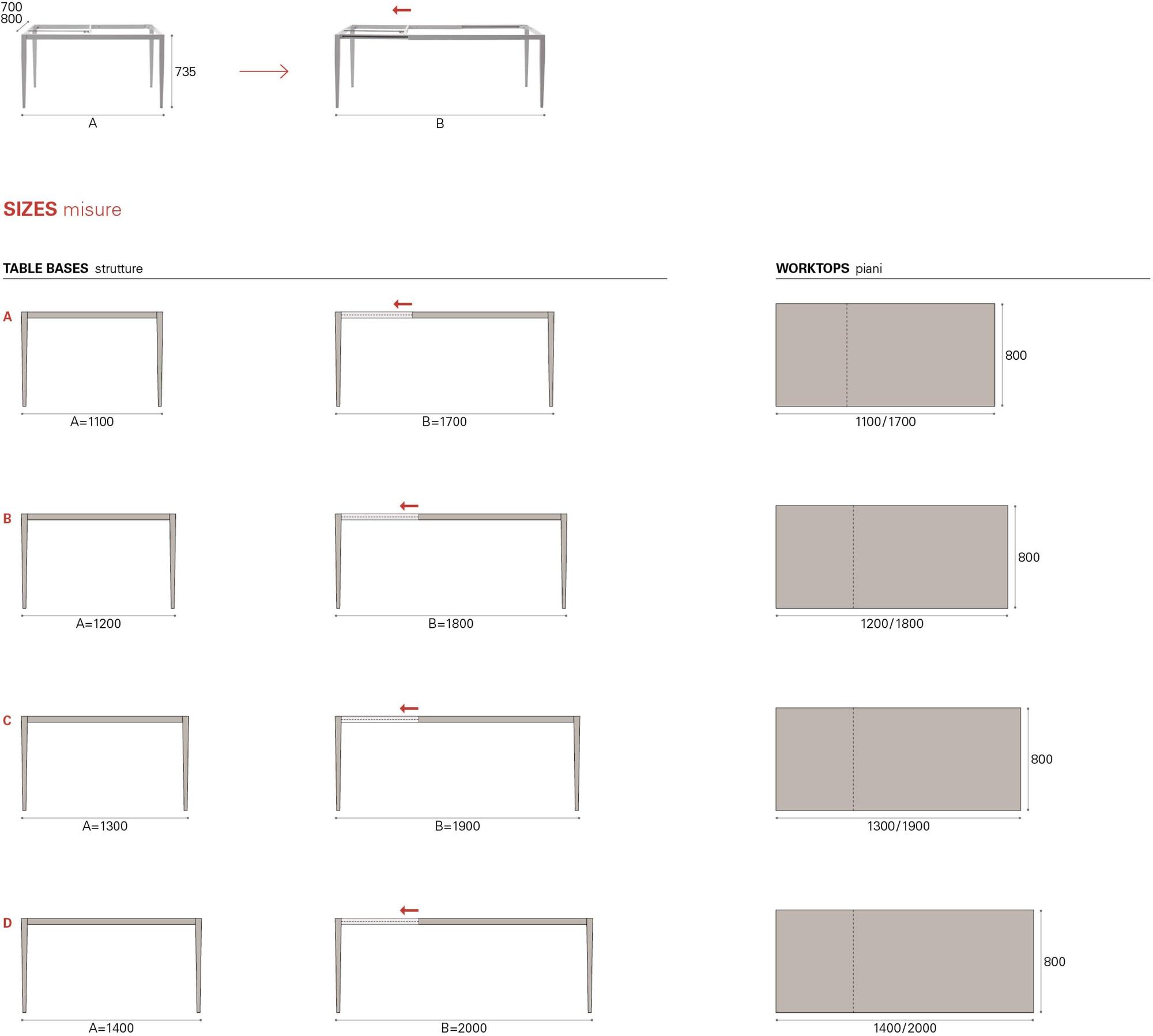 Nitesco Раздвижной прямоугольный стол Indaco sun-id-1491588 - Вид №3