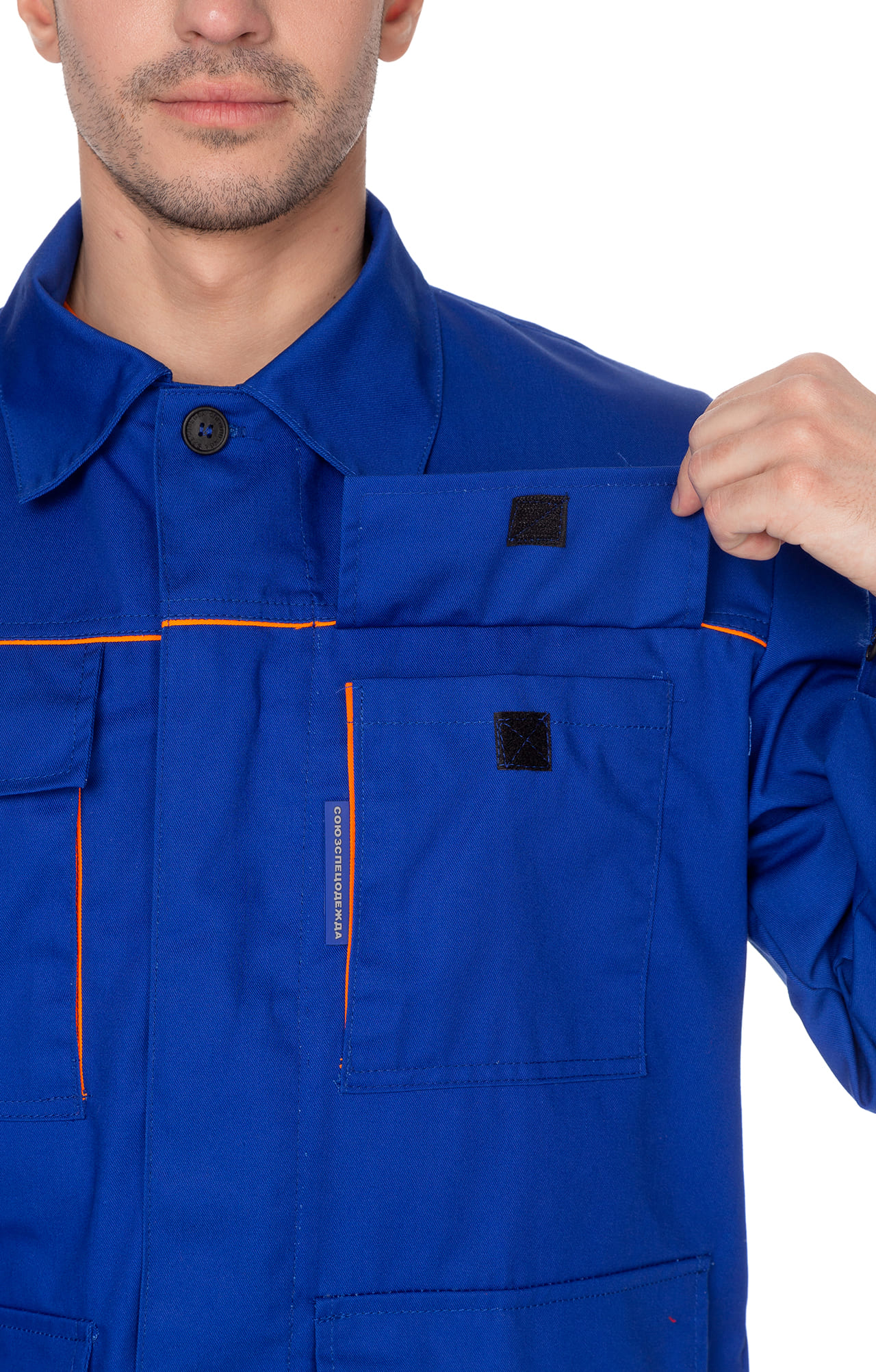 65484 Костюм "Эксперт-2" василек  Летняя спецодежда  размер 60-62/170-176  - Вид №17