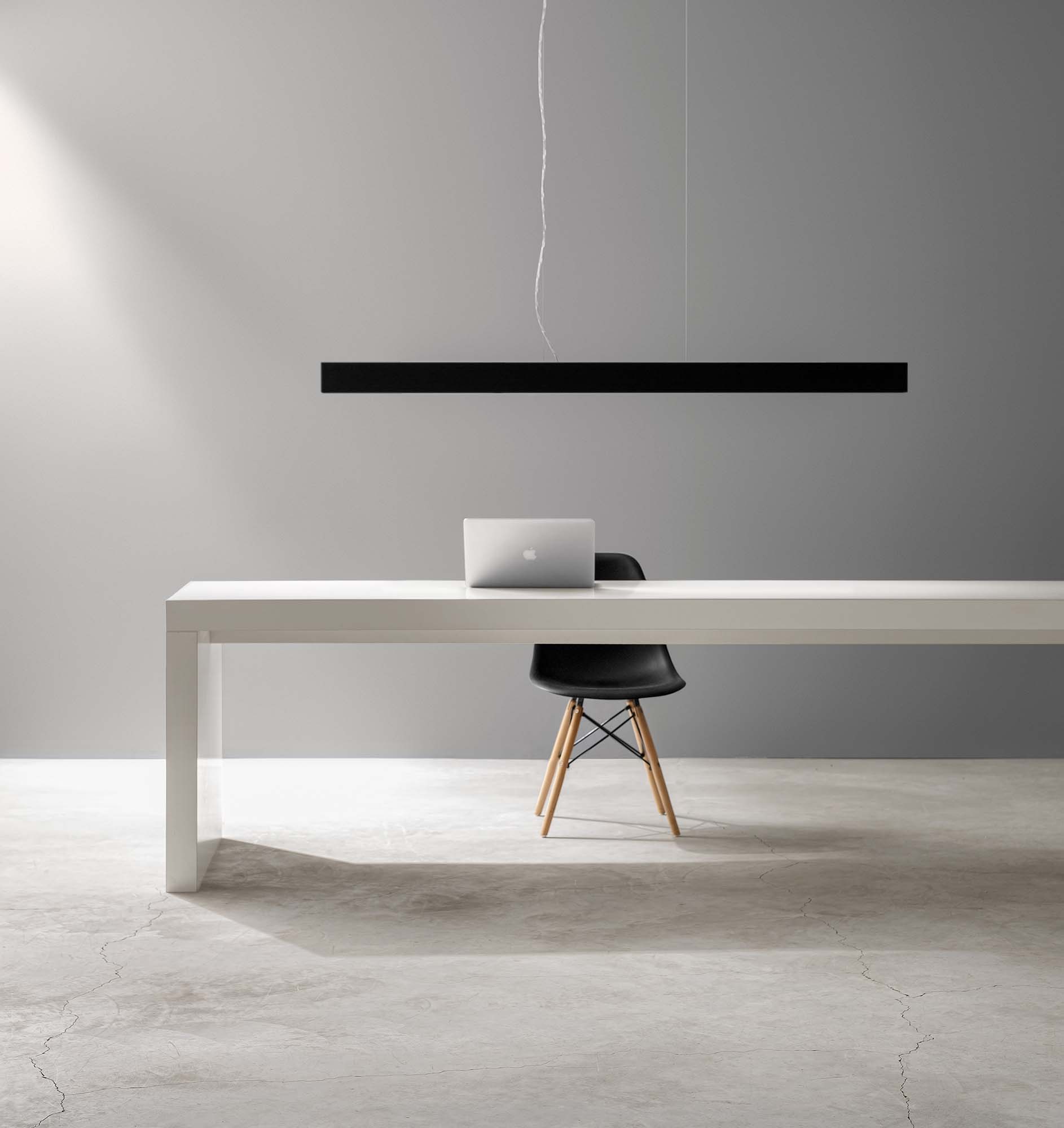 6310TNA Olev Mercedes Светодиодная подвесная лампа 2700K/6500K с диммером, Черный анодированный  - Вид №2
