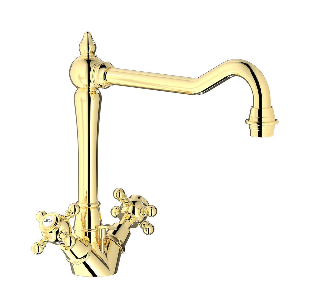 Смеситель для кухни с 2 ручками WE ARE IB hr371ii Pale Gold Kitchen