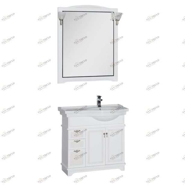 Комплект мебели Aquanet Луис 90 R белый 00169455