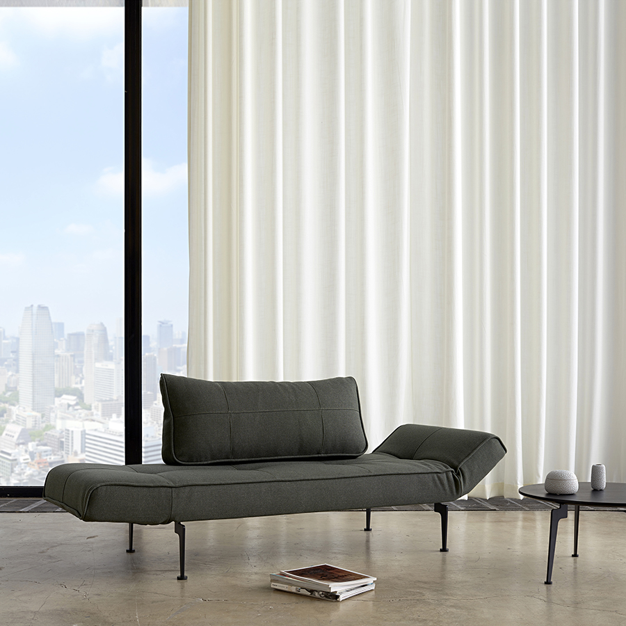 Столик Laser с черной столешницей, D45 см Innovation Living LASERD45BLACK - Вид №1