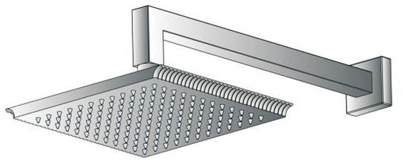 RUBINETTERIE STELLA Настенная лейка душа с держателем Casanova 310 - Вид №1