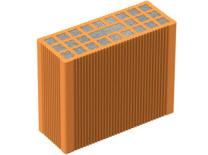 Теплоизоляционный кирпичный блок