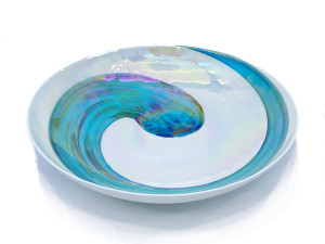 Тарелка для фруктов из муранского стекла ручной работы