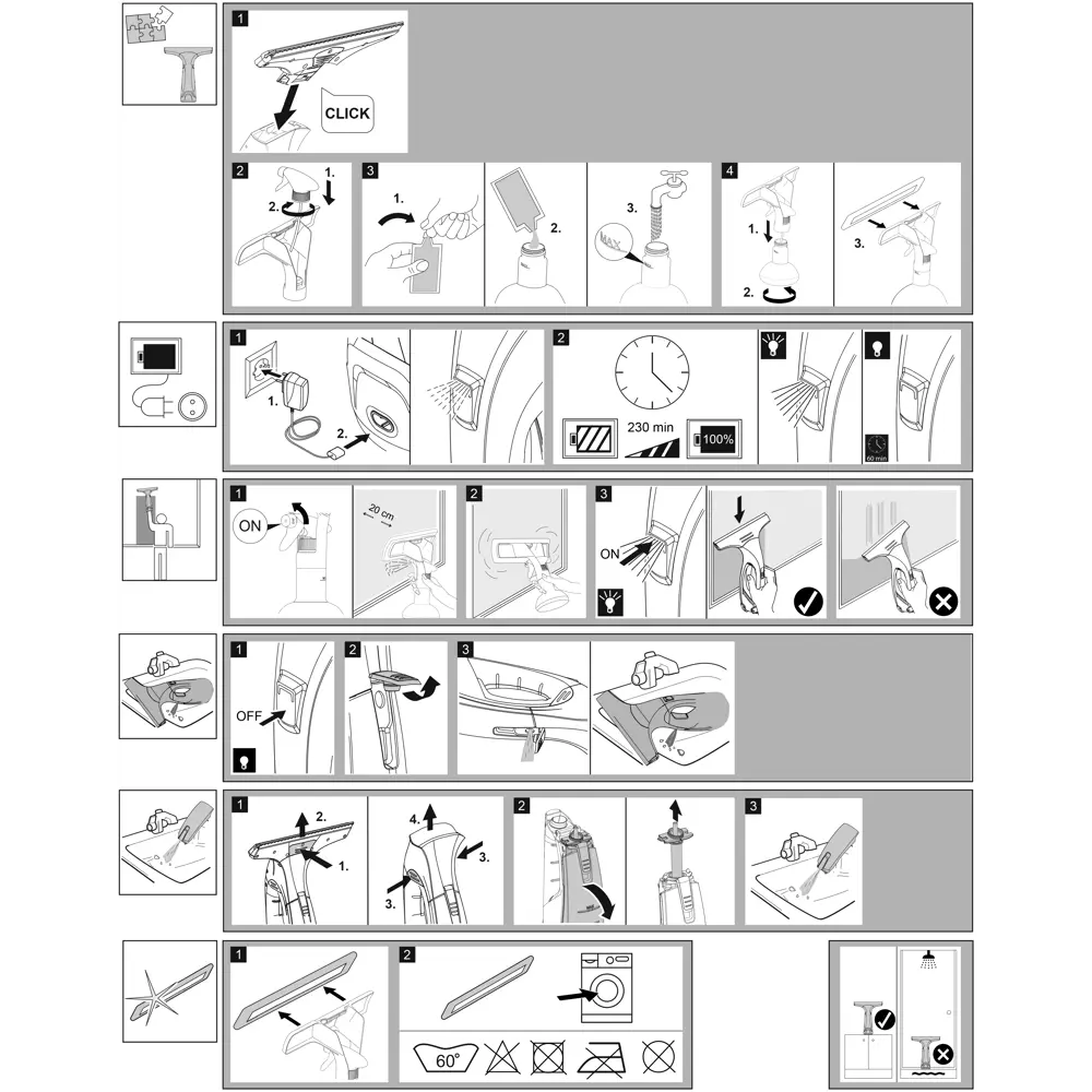 Стеклоочиститель Karcher WV 2 BE для безупречной чистки окон 89076562 STLM-0078024 - Вид №15