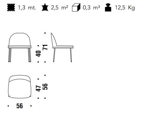 Креслице MOROSO драгоценный ARCH-00071004 - Вид №4