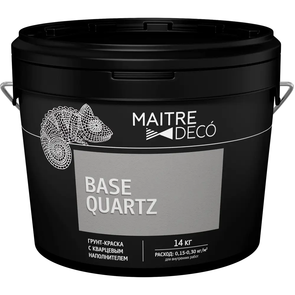 MAITRE DECO Base Quartz - Грунт-краска с кварцевым наполнителем 14 кг 82891644 STLM-0037624