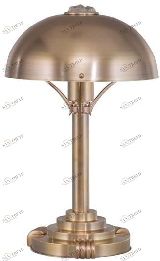 Patinas Lighting Настольная лампа из латуни с прямым светом ручной работы New york sun-id-1413961