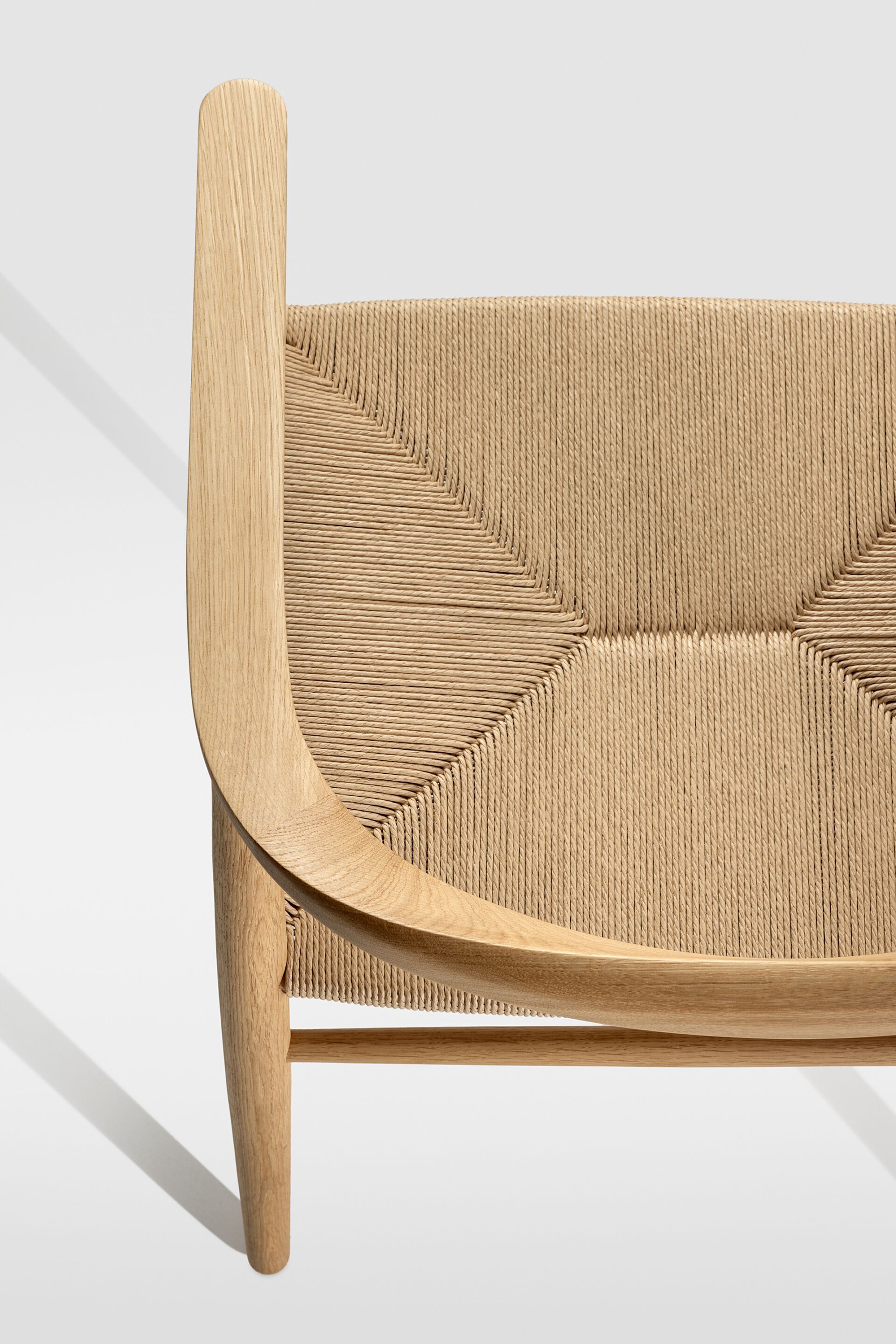 Деревянный стул с подлокотниками ZEITRAUM Кожа ARCH-00020084 - Вид №3