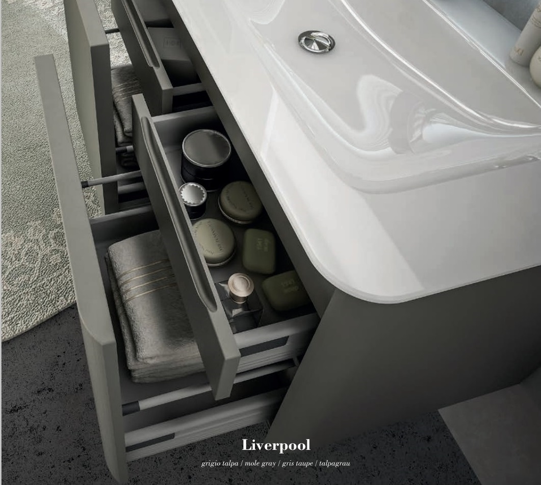 Мебель для ванной CEZARES LIVERPOOL 54648 Grigio Talpa Opaco - Вид №1