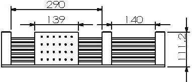 31060E Душевая полка подвесная цвет хром LANGBERGER VICO - Вид №3