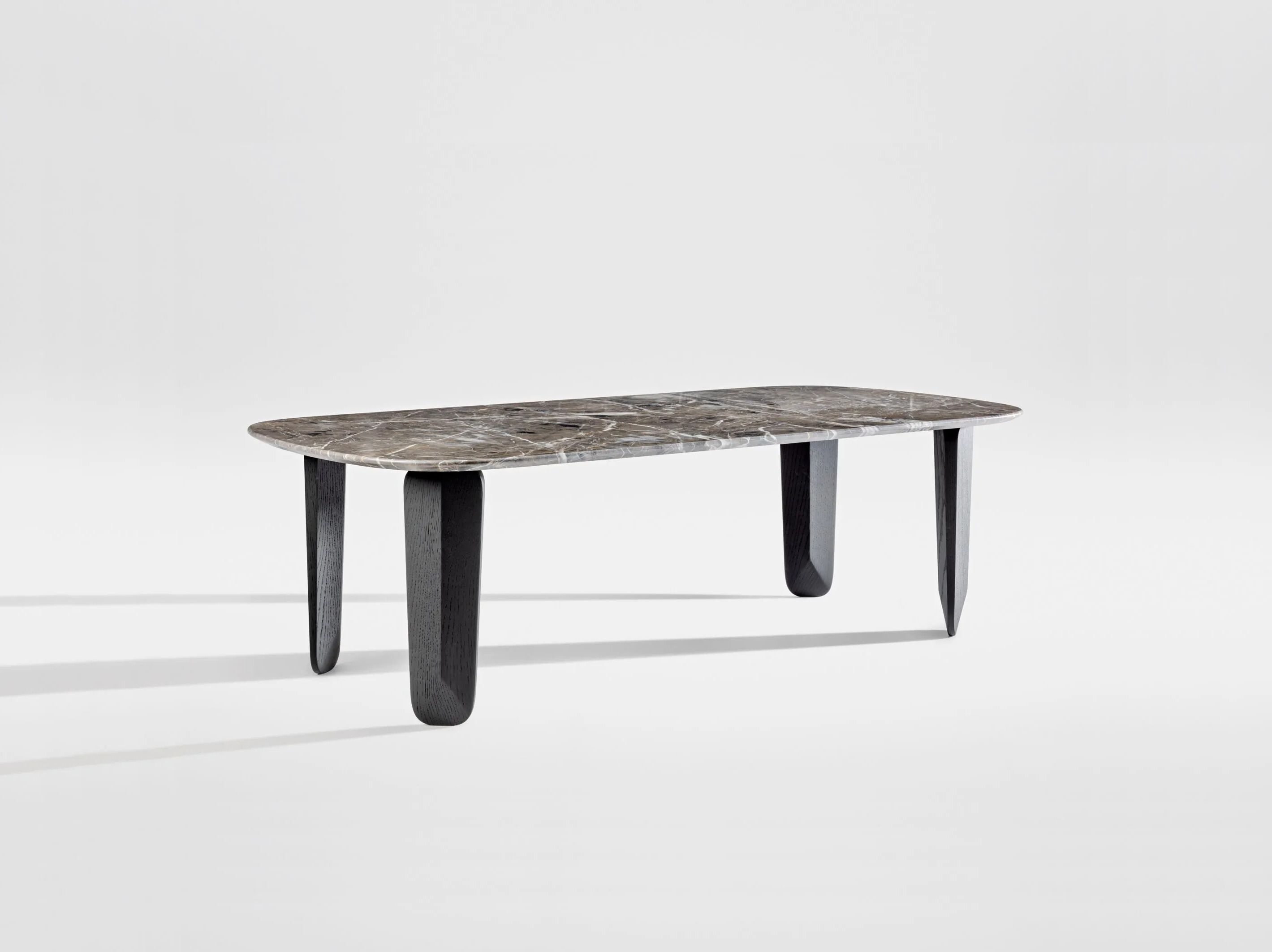 Прямоугольный мраморный журнальный столик ZEITRAUM Kuyu ARCH-00002989
