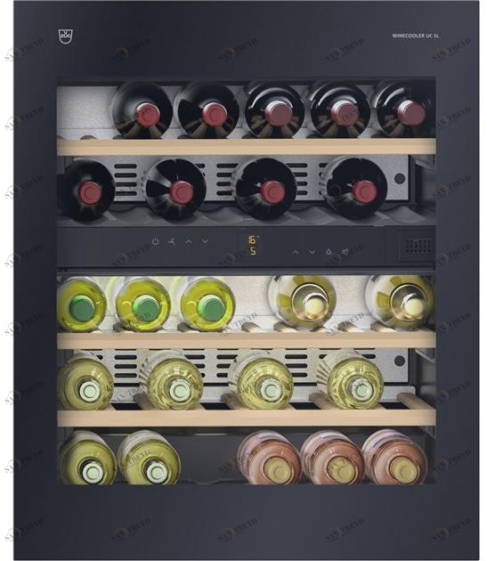 V-ZUG Двухтемпературный холодильник в зеркальном стекле  Kwucsl60 