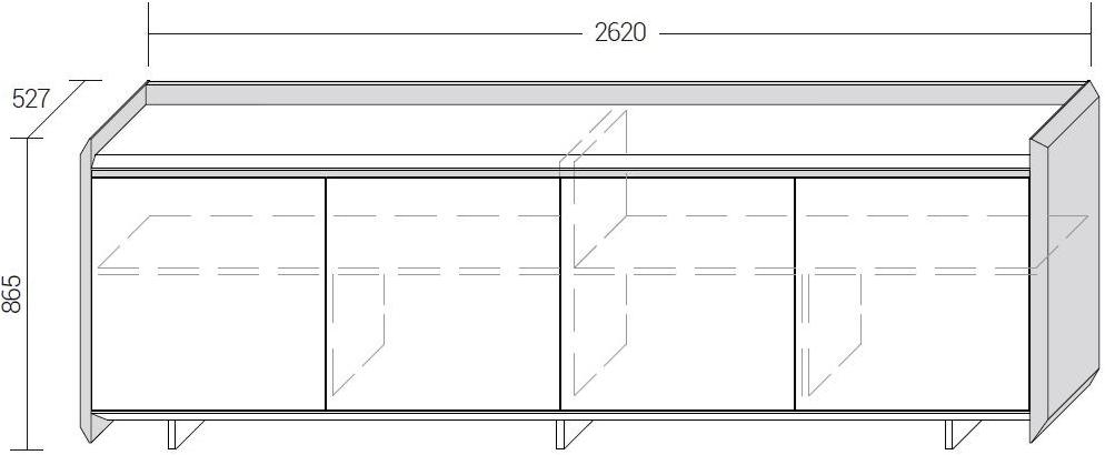 Dall'Agnese Комод с распашными дверцами Slash sun-id-1374579 - Вид №1