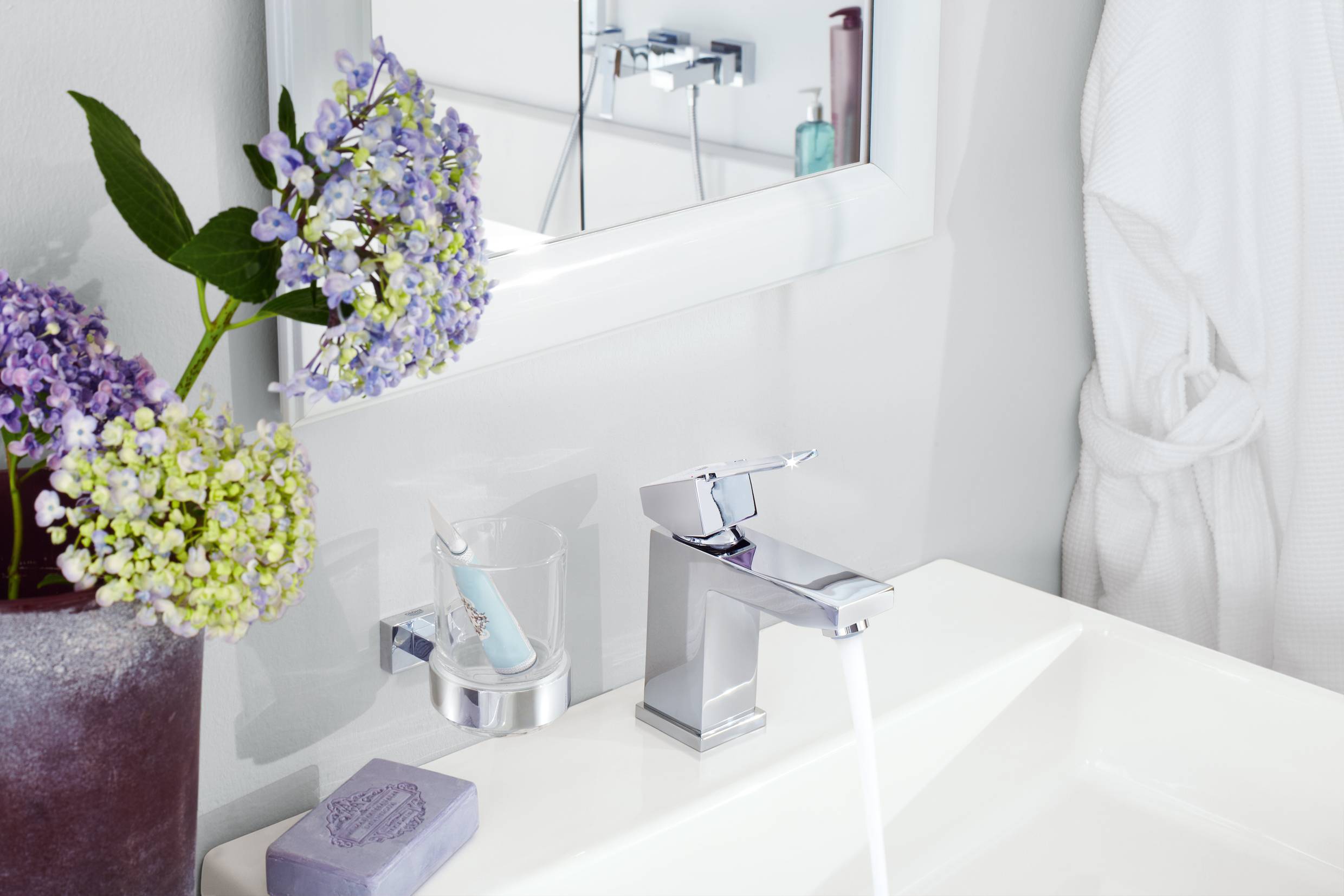 40508000 Держатель для стакана или мыльницы Grohe Essentials Cube хром - Вид №2