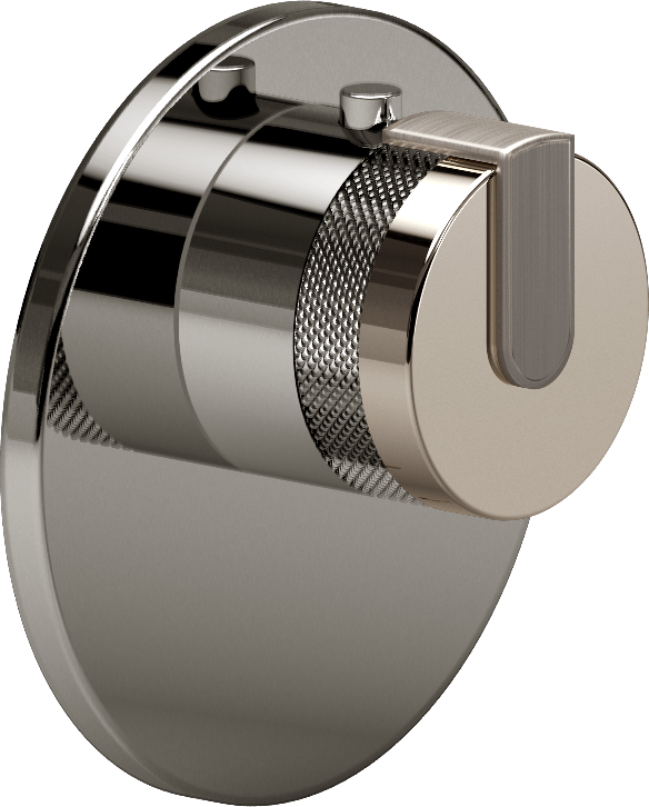 E-8027-R1PNE-L1BNi-PC-T Термостатический переключатель 3/4-Внешняя часть GRAFF MOD+