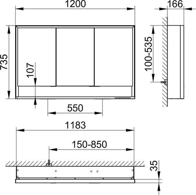 14305171301 Зеркальный шкаф KEUCO Royal Lumos - Вид №2