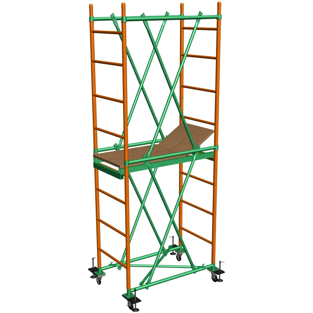 Вышка-тура трансформер РИНСТРОЙ для работ на высоте с мобильной платформой 82342709 STLM-0024977