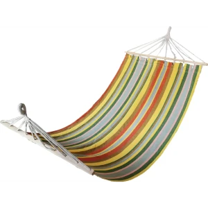 Гамак садовый 100x200 см, поликоттон/дерево