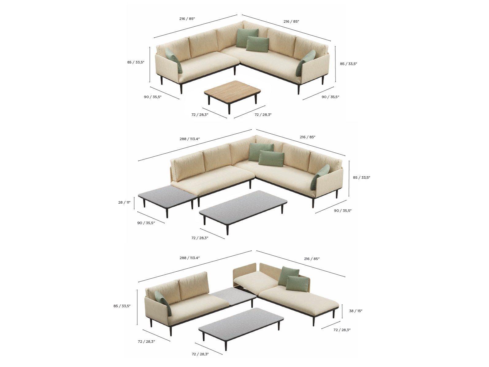 Гостиная ткань сад набор Royal Botania Styletto Lounge ARCH-00131207 - Вид №19