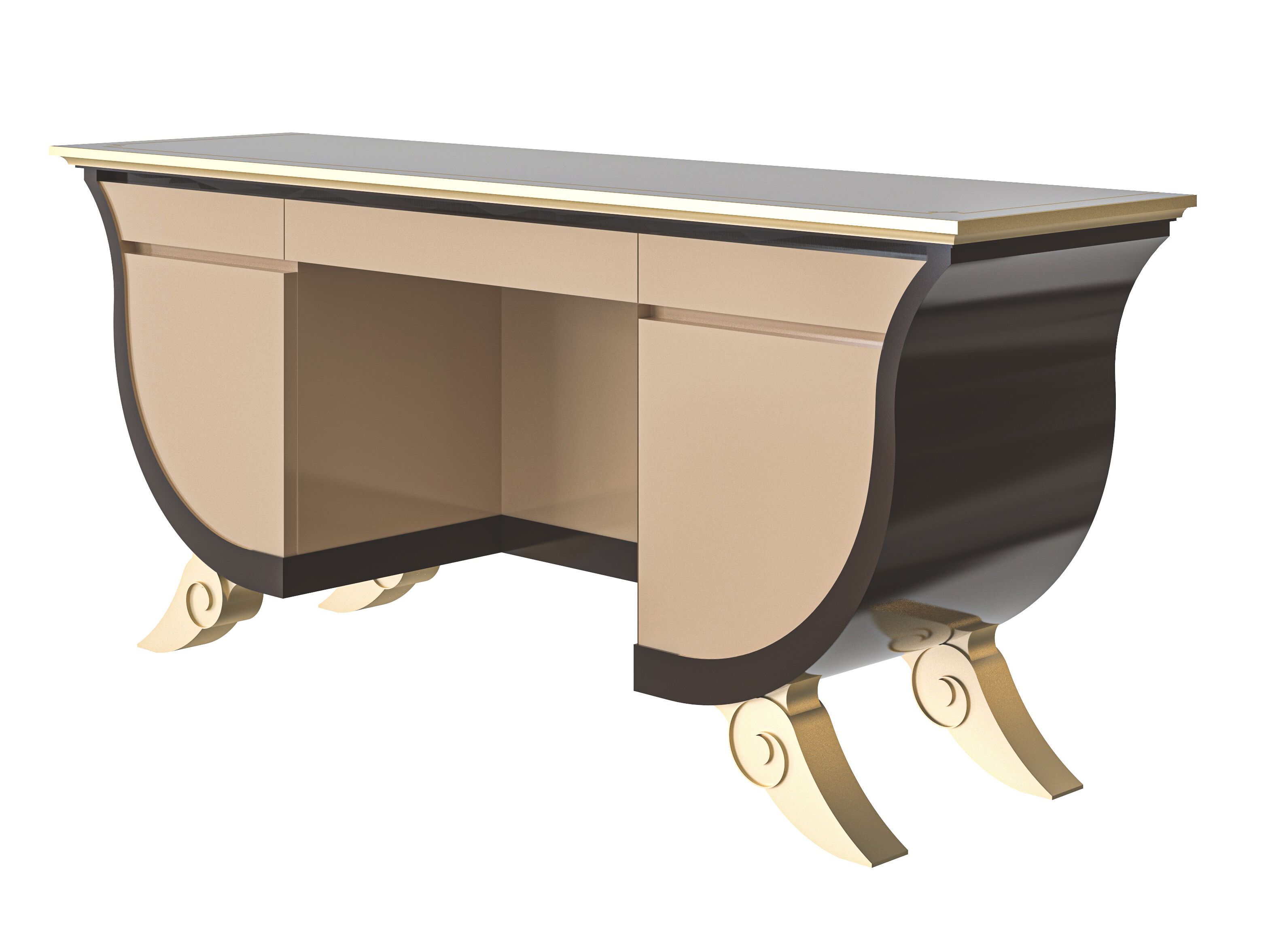 Деревянный туалетный столик Modenese Luxury Interiors CONTEMPORARY LUXURY ARCH-00112595 - Вид №1